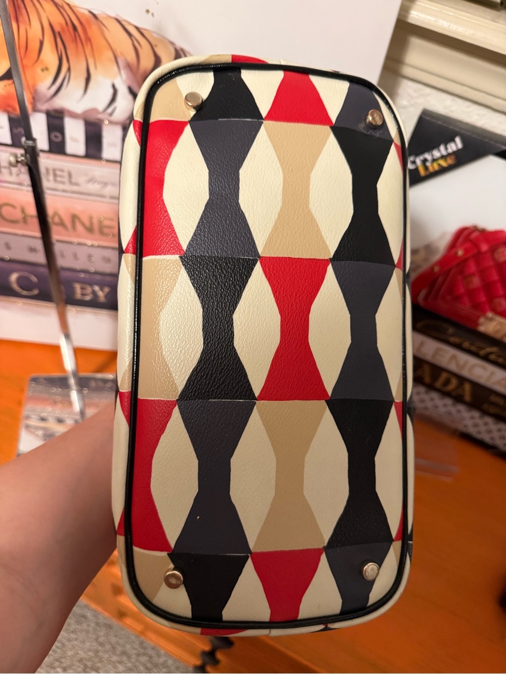 kate spade Multicolor Geometric Story Book Tote - Picture 7 of 13